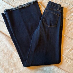 High waisted 
Wide leg flares
